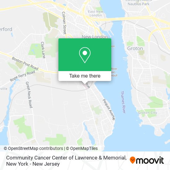 Mapa de Community Cancer Center of Lawrence & Memorial