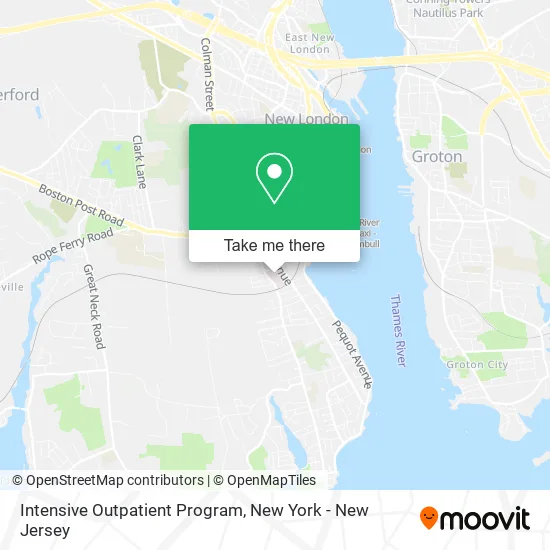 Intensive Outpatient Program map