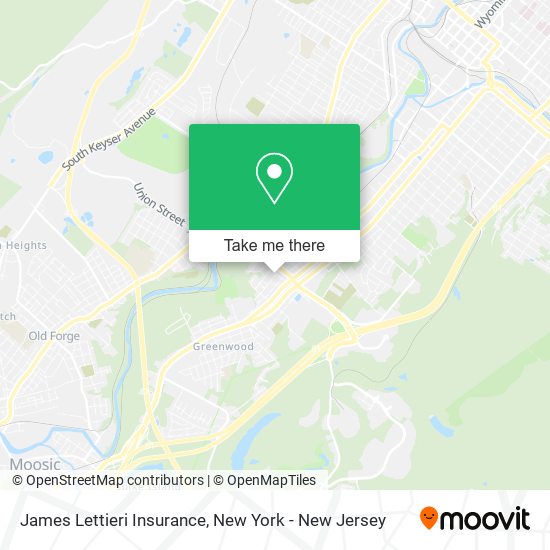 Mapa de James Lettieri Insurance