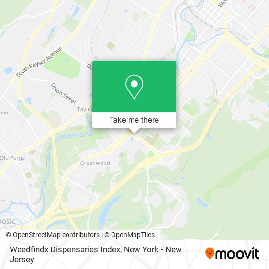 Weedfindx Dispensaries Index map