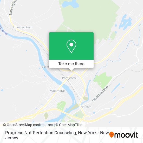 Progress Not Perfection Counseling map