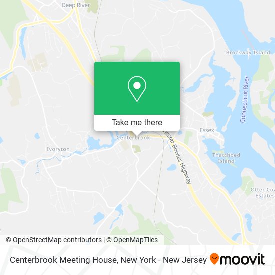 Centerbrook Meeting House map