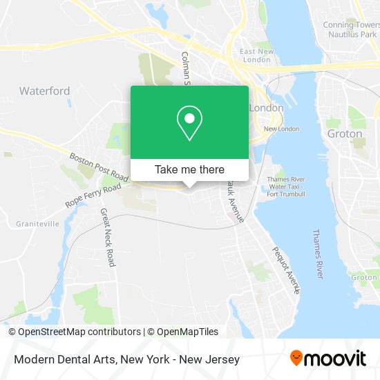 Mapa de Modern Dental Arts