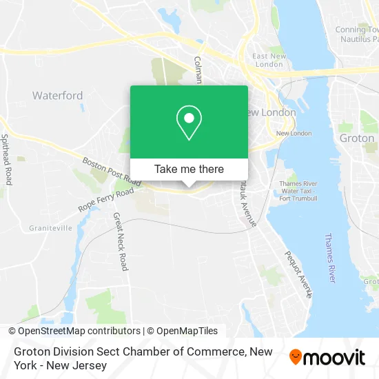 Groton Division Sect Chamber of Commerce map
