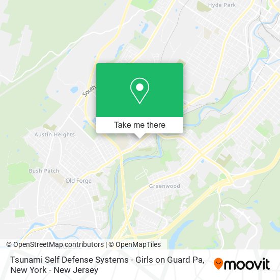Tsunami Self Defense Systems - Girls on Guard Pa map