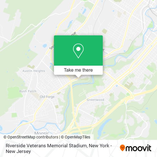 Riverside Veterans Memorial Stadium map