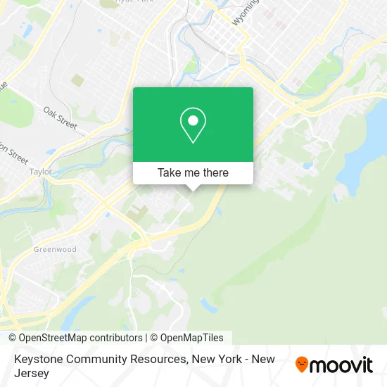 Keystone Community Resources map