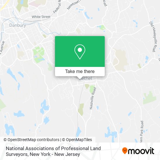 National Associations of Professional Land Surveyors map