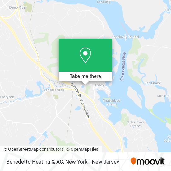 Mapa de Benedetto Heating & AC