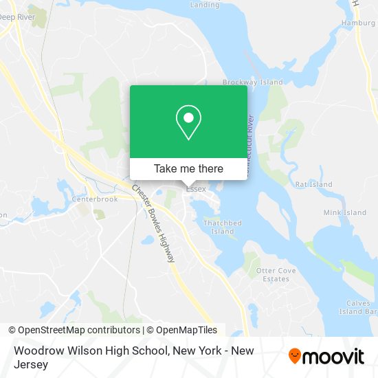 Woodrow Wilson High School map