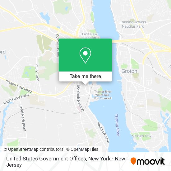 United States Government Offices map