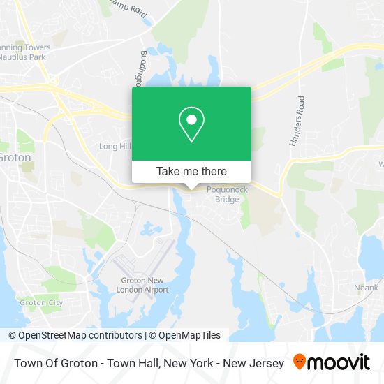 Mapa de Town Of Groton - Town Hall