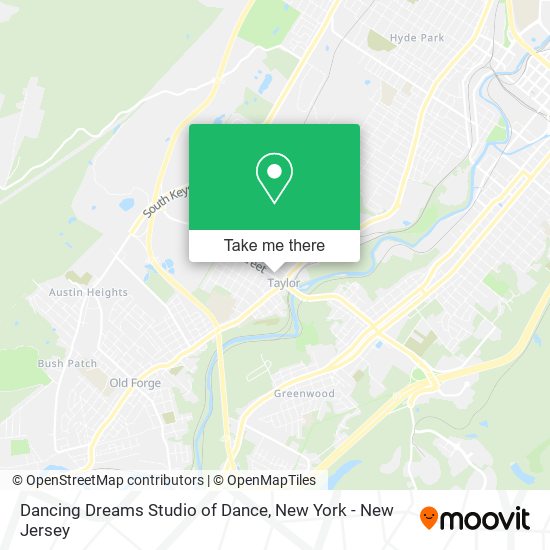 Dancing Dreams Studio of Dance map