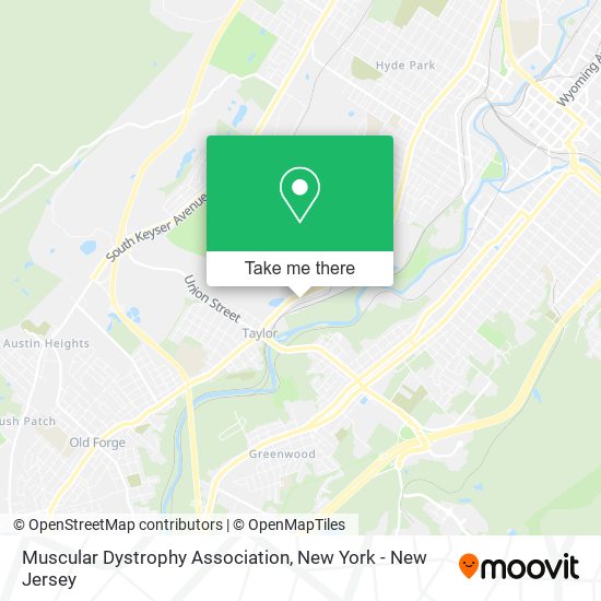 Mapa de Muscular Dystrophy Association