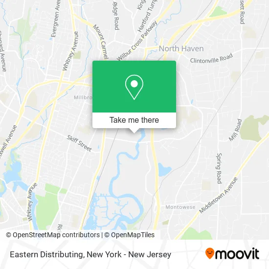 Eastern Distributing map