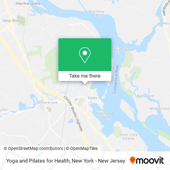 Yoga and Pilates for Health map