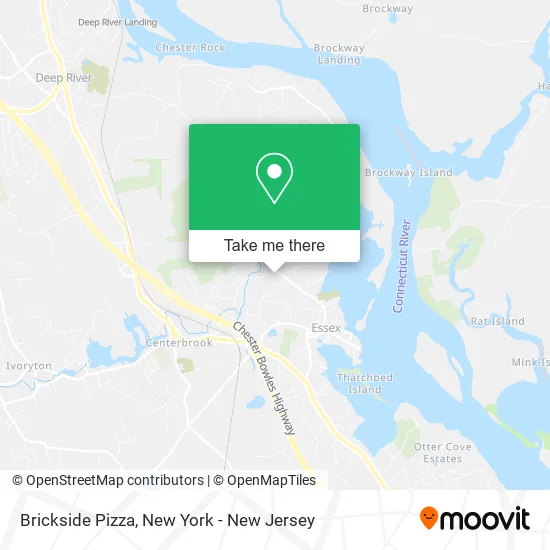 Brickside Pizza map
