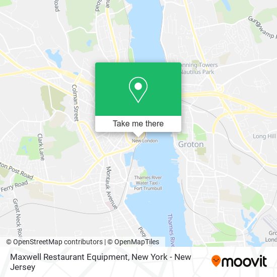 Maxwell Restaurant Equipment map