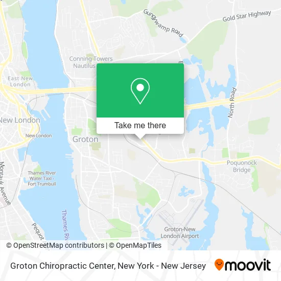 Groton Chiropractic Center map