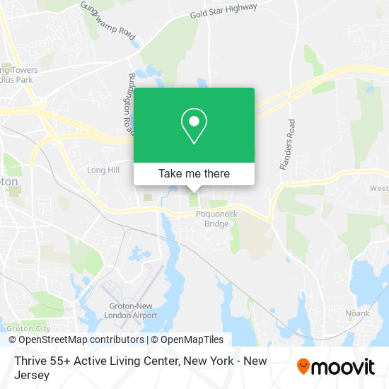 Thrive 55+ Active Living Center map