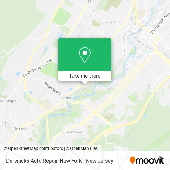 Derenicks Auto Repair map