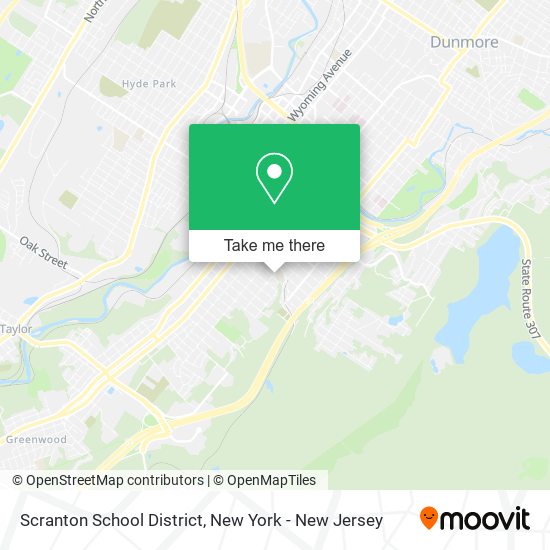 Mapa de Scranton School District