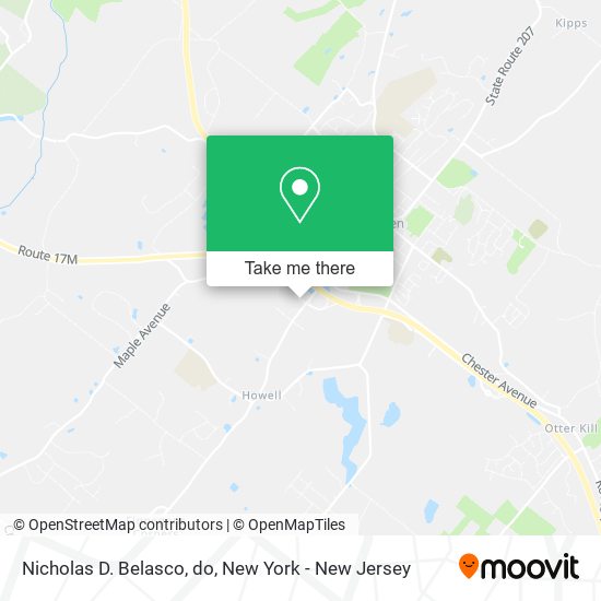 Mapa de Nicholas D. Belasco, do