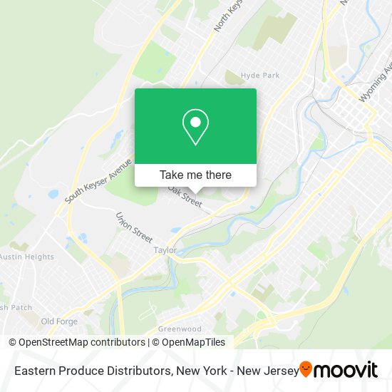 Eastern Produce Distributors map