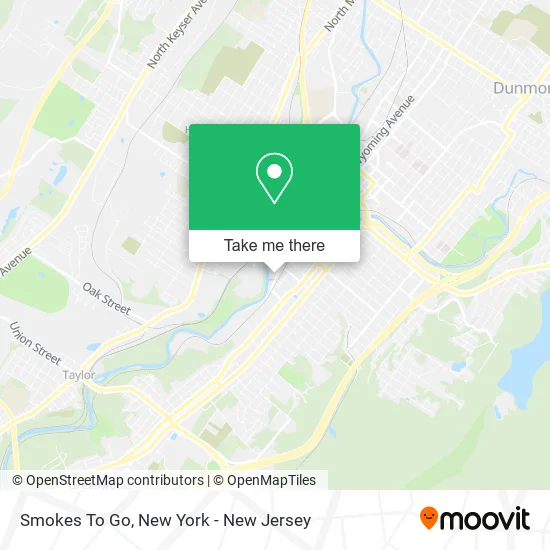 Smokes To Go map
