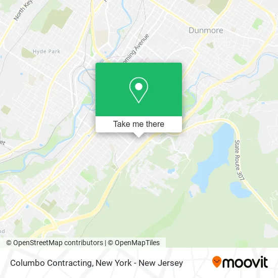 Columbo Contracting map