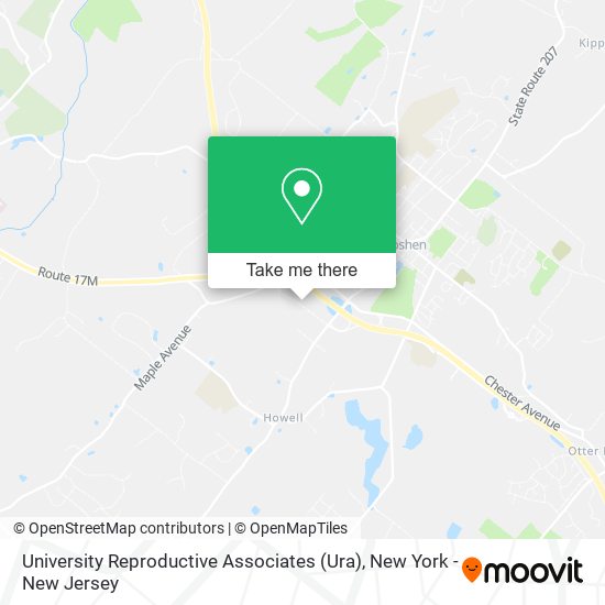 Mapa de University Reproductive Associates (Ura)