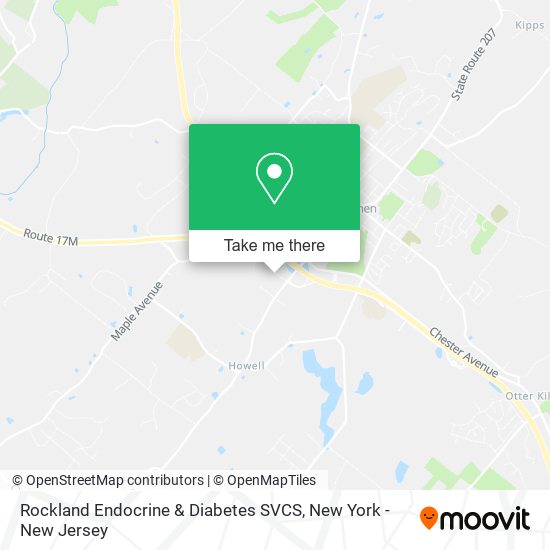 Rockland Endocrine & Diabetes SVCS map