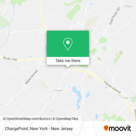 ChargePoint map