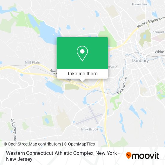 Mapa de Western Connecticut Athletic Complex