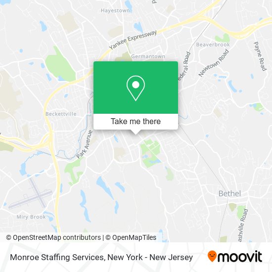 Monroe Staffing Services map