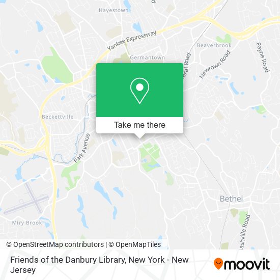 Friends of the Danbury Library map