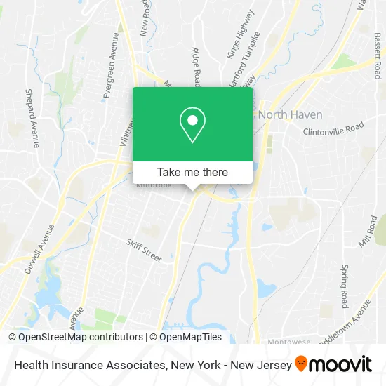 Health Insurance Associates map