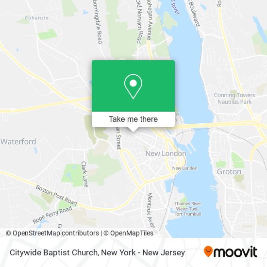 Citywide Baptist Church map