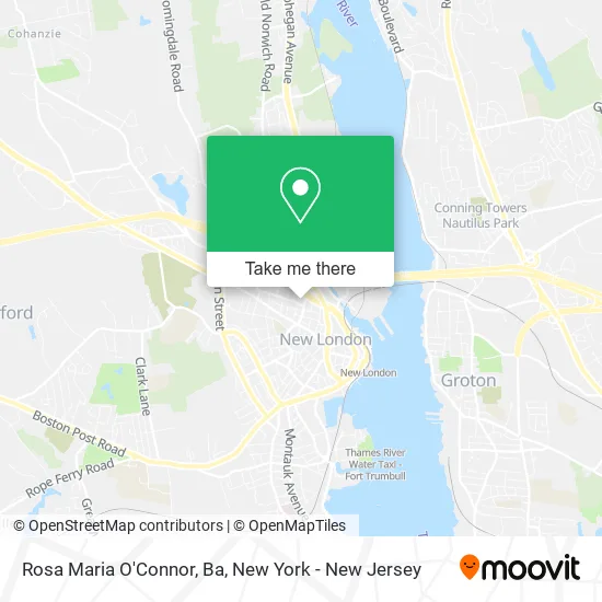 Rosa Maria O'Connor, Ba map