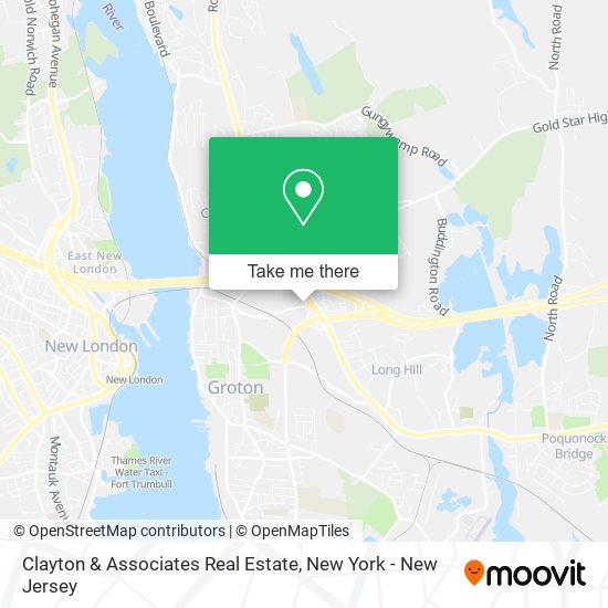 Clayton & Associates Real Estate map