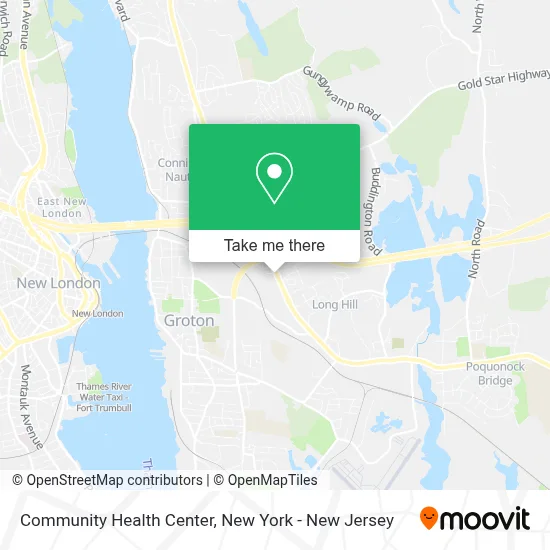 Community Health Center map