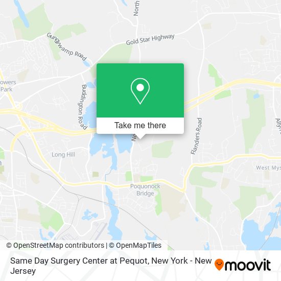 Mapa de Same Day Surgery Center at Pequot