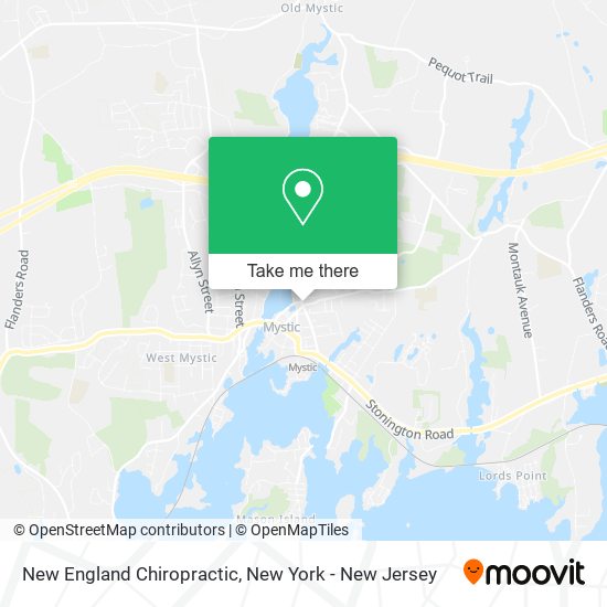 New England Chiropractic map