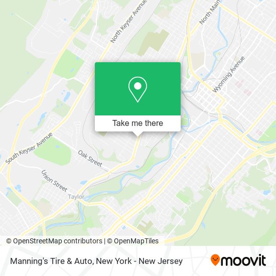 Mapa de Manning's Tire & Auto