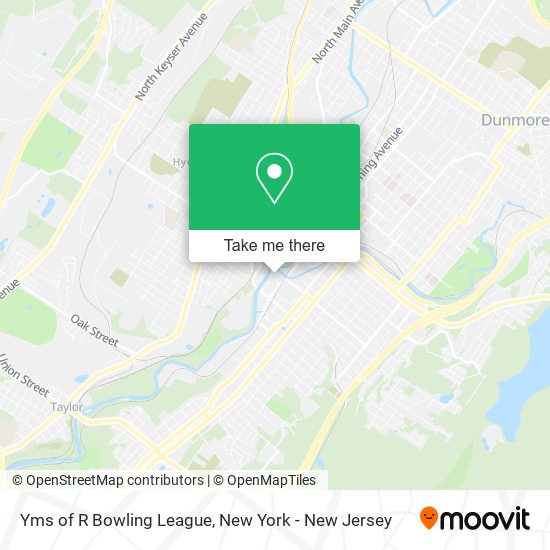 Yms of R Bowling League map