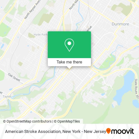 American Stroke Association map