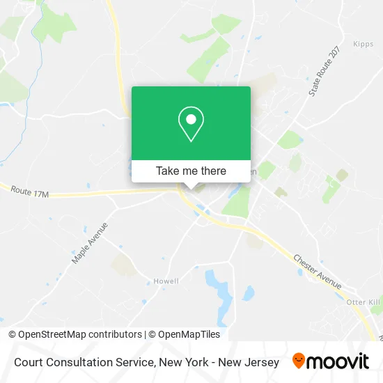 Court Consultation Service map