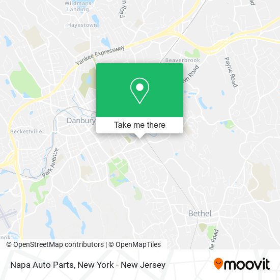 Napa Auto Parts map