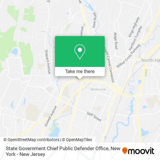 State Government Chief Public Defender Office map