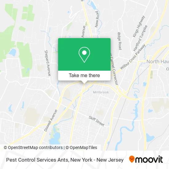 Pest Control Services Ants map